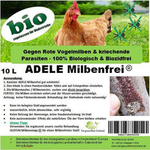 Загрузить изображение в средство просмотра галереи, Adele Milbenfrei 10 Liter – gebrauchsfertig / für Hobby Tierhaltung
